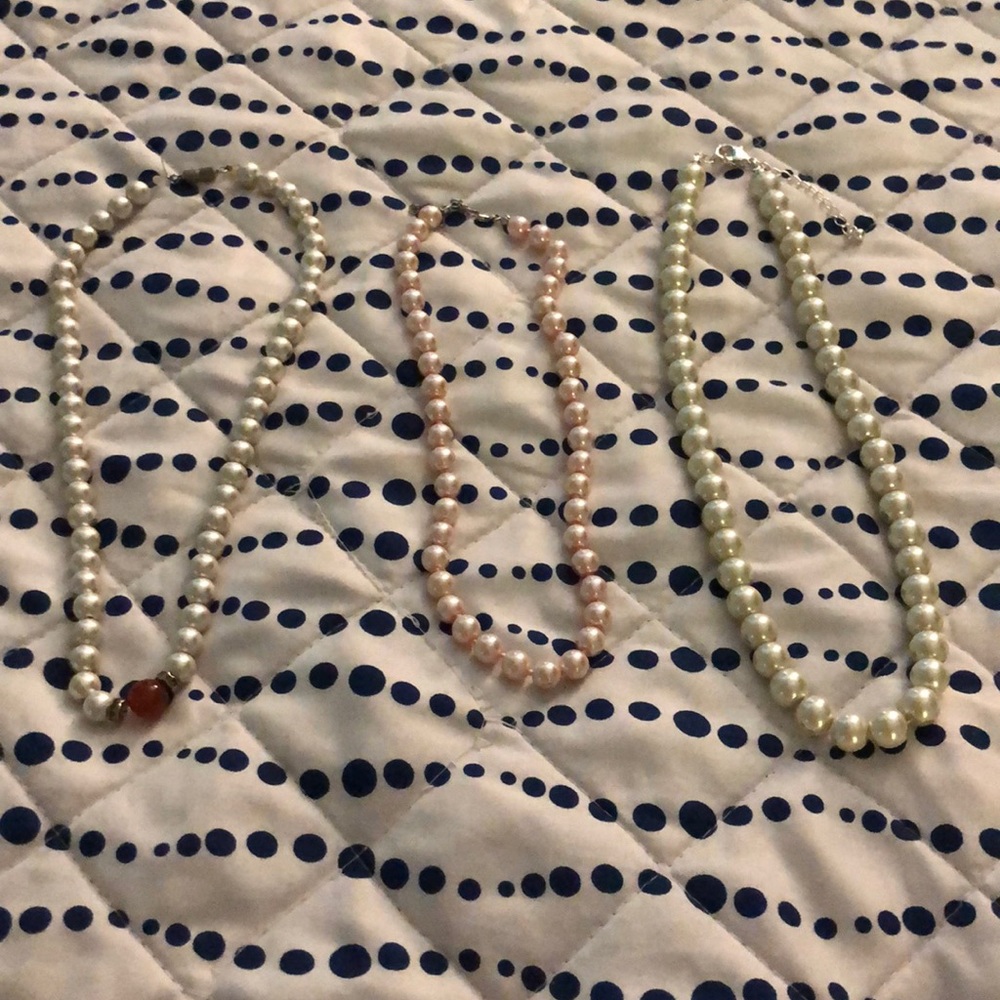 Pearl necklaces